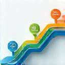 Icon representing strategic business planning